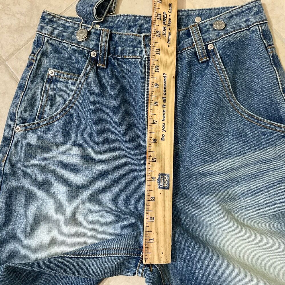 Wide Leg Baggy Jeans Suspenders O2 denim women’s size 2 - Picture 12 of 13
